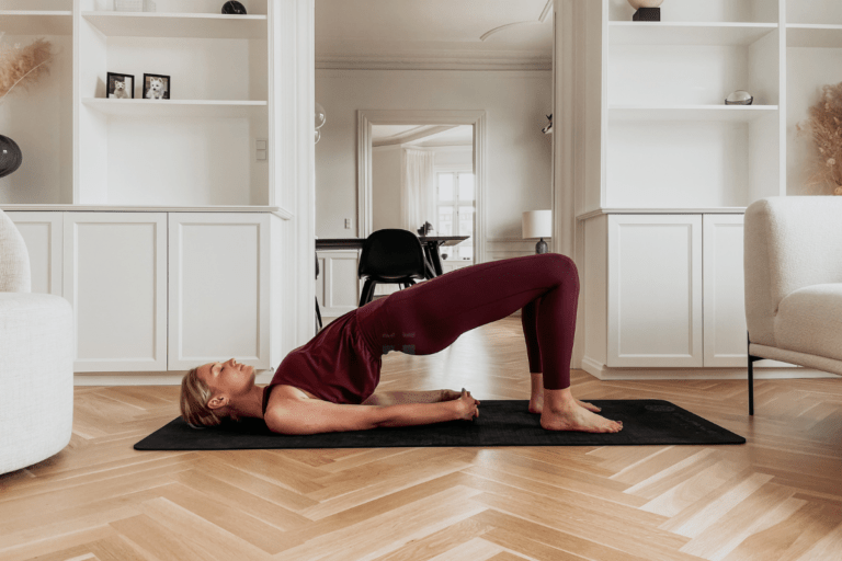 Bridge pose yoga