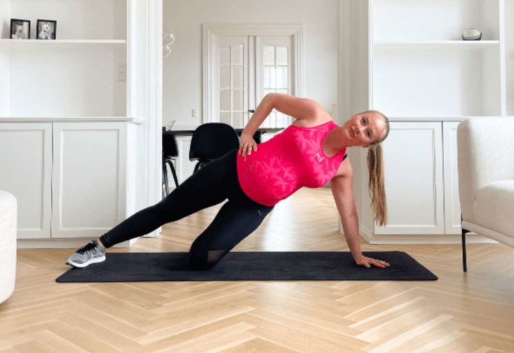 Sideplanke gravid øvelse