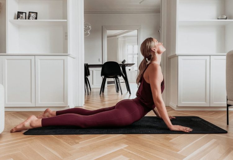 Hatha yoga cobra pose