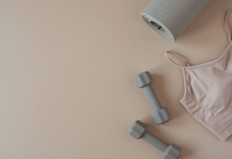 Håndvægte, måtte og sports BH